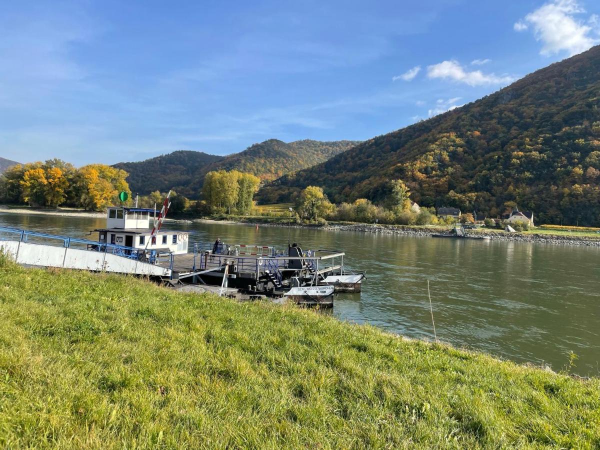 Ferienwohnung HAUS-DONAU in der Wachau Aggsbach Exterior foto